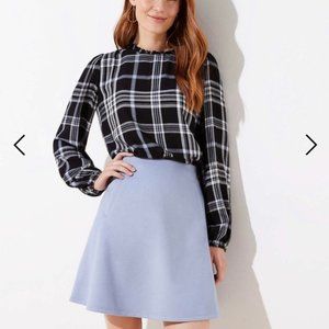 LOFT Knit Suede-Soft Flippy Skirt